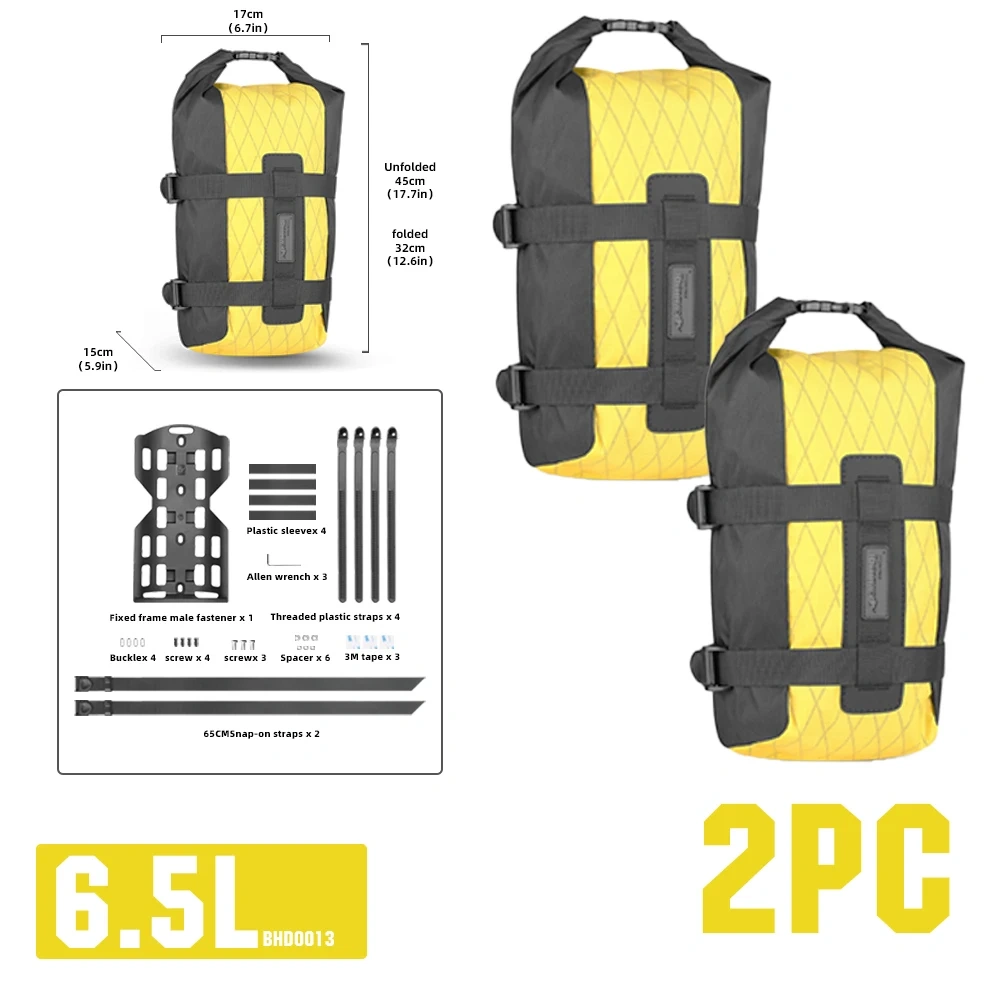 Rhinowalk Bike Front Fork Bag Quick Release Waterproof For Mtb Road Gravel Bike Bikepacking Cycling Storage Bag Support Up 15 Kg