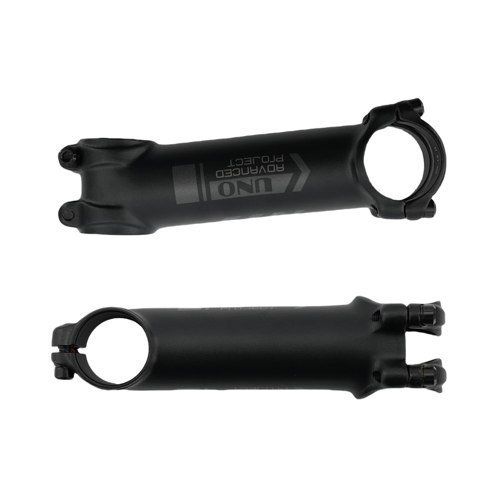 UNO Bike stem Ti Titanium bolts grey black -7 17 degree MTB Alu 60 70 80 90mm 100 110 120 130mm bicycle stem
