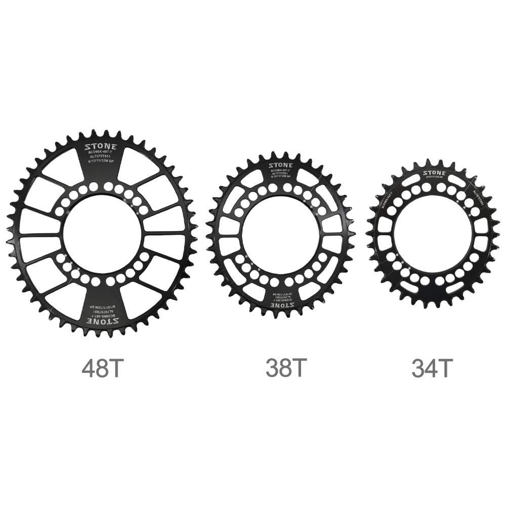 Stone bike Chainring 96BCD Round Oval for Deore M7000 M8000 M9000 M9020 m5100 MTB Bike Chain Wheel 30t 34 36 38 40 42 44 46T 48T 96bcd 12 Speed