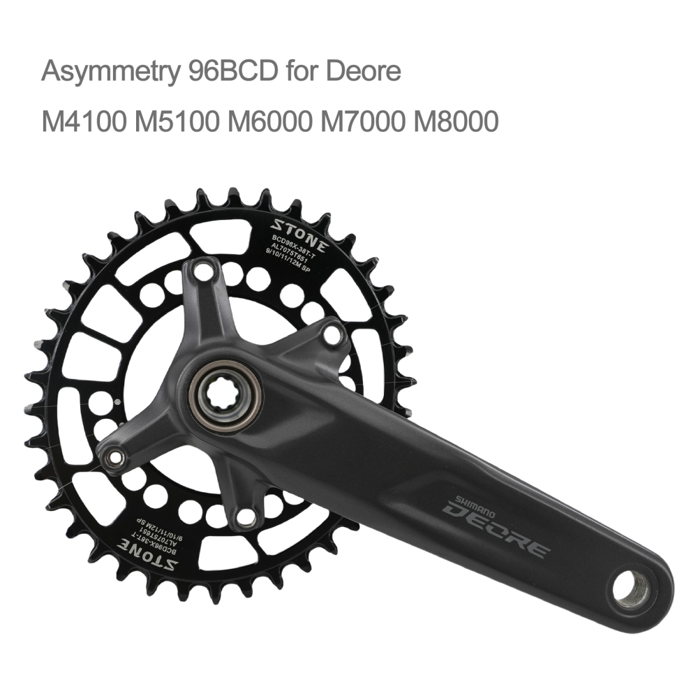Stone bike Chainring 96BCD Round Oval for Deore M7000 M8000 M9000 M9020 MTB Bike Chain Wheel 30t 34 36 38 40 42 44 46T 48T 96bcd 12 Speed
