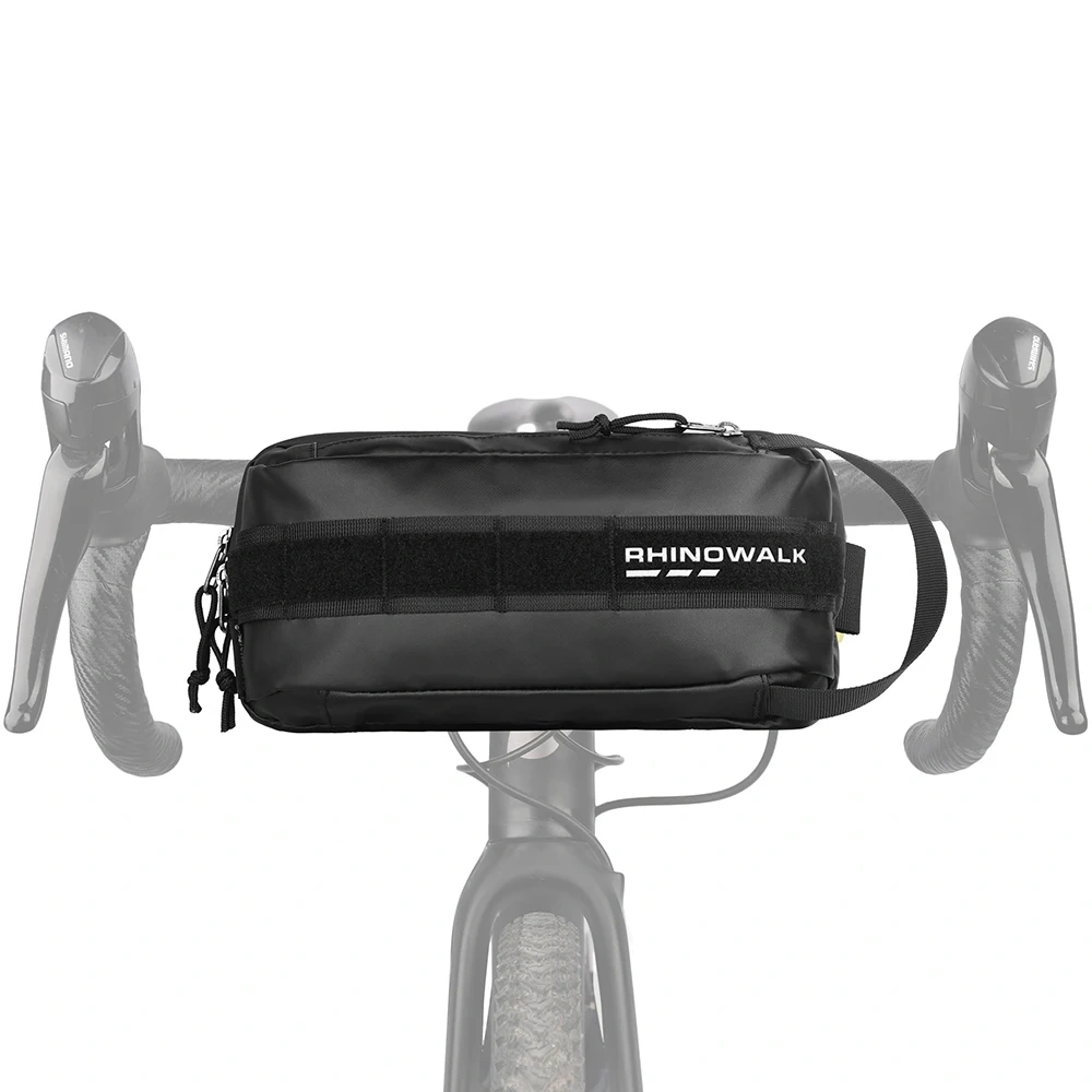 Rhinowalk Bike Handlebar Bag 2.4L  Bicycle Bags Frame Pannier Bag Multifunction Portable Shoulder Waist Bag Bike Accessories