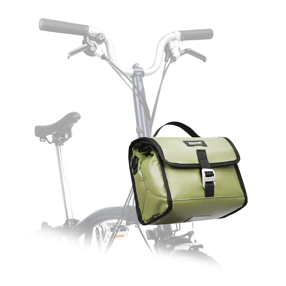 Rhinowalk Bike Handlebar Bag 4L-7L High Capacity Waterproof Insulated Shoulder Bag Mini Velo front bag For Brompton Folding Bike
