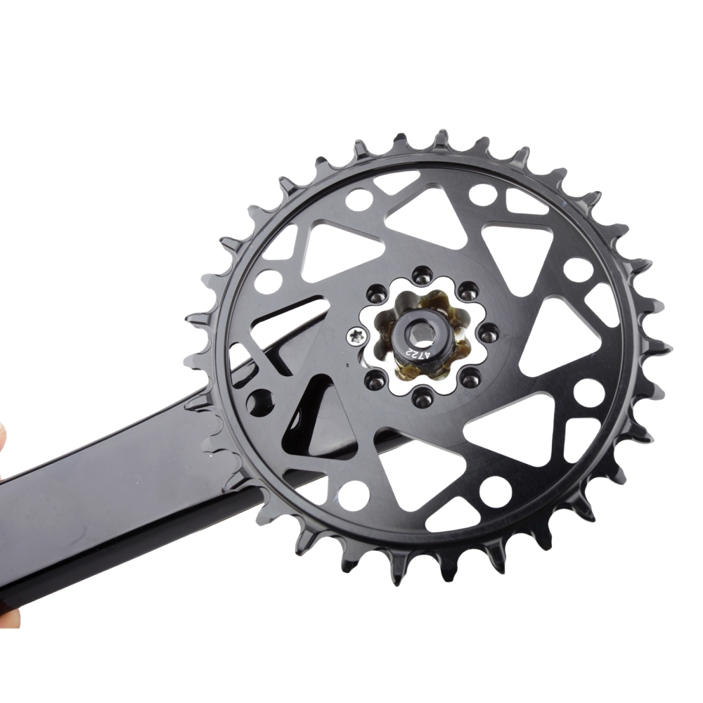 Stone Bike Chainring for AXS Flattop T-type Chain 12S 3mm Offset Direct Mount Round for Sram X0 XX SL 30t to 36T Aero Hollow 8 bolts pins