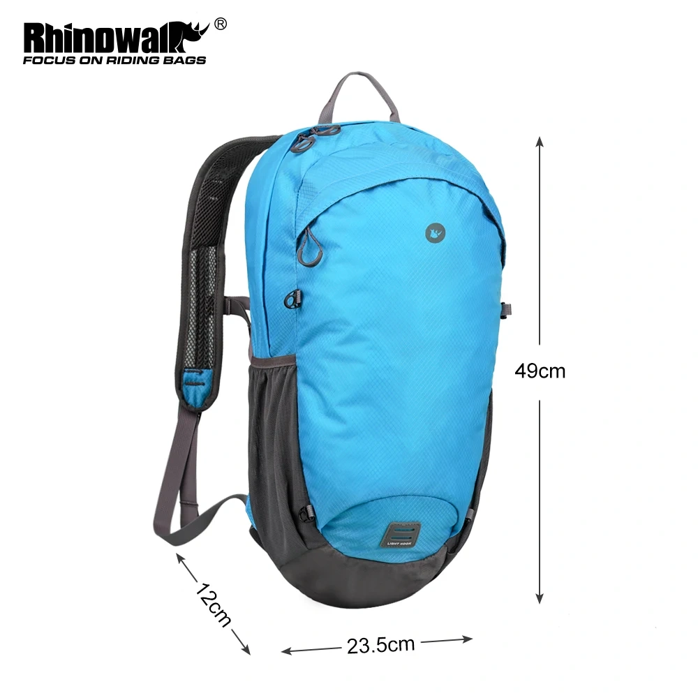 Rhinowalk 12-20L Functional Cycling Backpack Outdoor Camping Backpack Nylon helmet Bag For cycling Lightweight Bicycle Bag