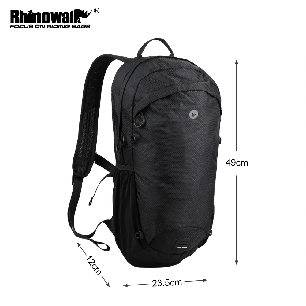 Rhinowalk 12-20L Functional Cycling Backpack Outdoor Camping Backpack Nylon helmet Bag For cycling Lightweight Bicycle Bag