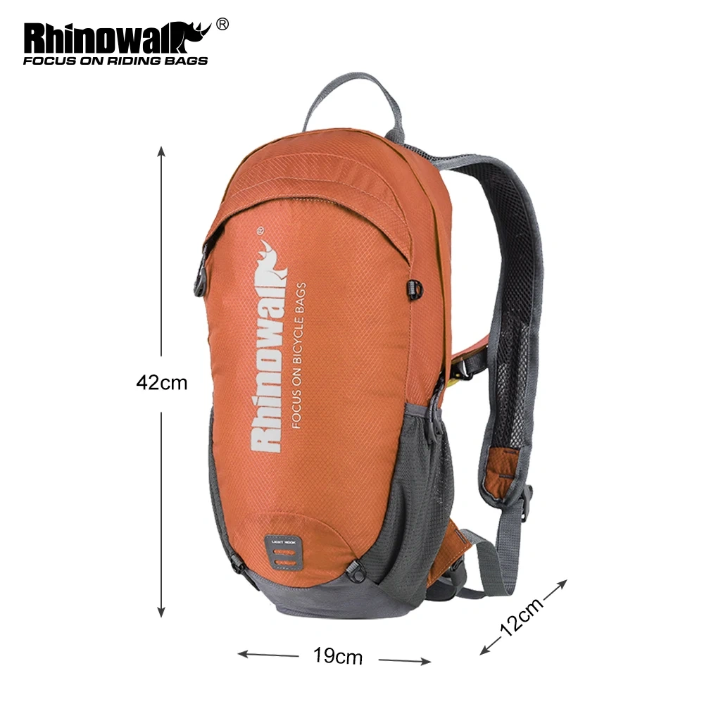 Rhinowalk 12-20L Functional Cycling Backpack Outdoor Camping Backpack Nylon helmet Bag For cycling Lightweight Bicycle Bag