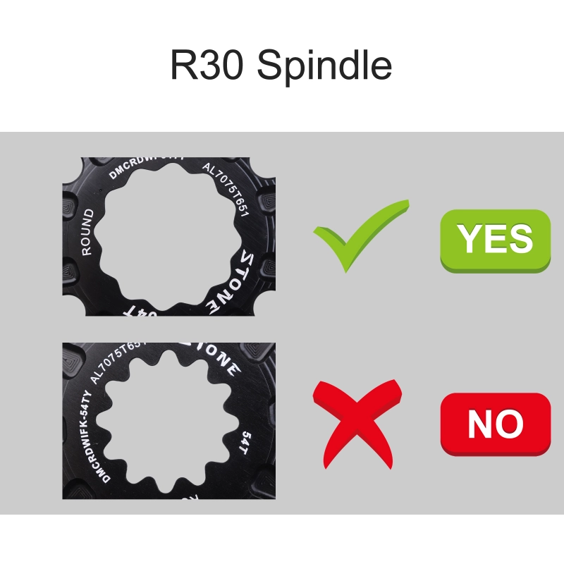 Stone Round Bike Chainring for White Industries industry R30 Crank 40T To 56T Cycling Bike Chainwheel for Road Bike for Brompton Folding Bike