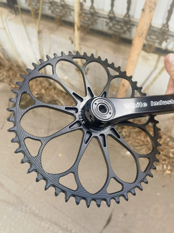 Stone Round Bike Chainring for White Industries industry R30 Crank 40T To 56T Cycling Bike Chainwheel for Road Bike for Brompton Folding Bike