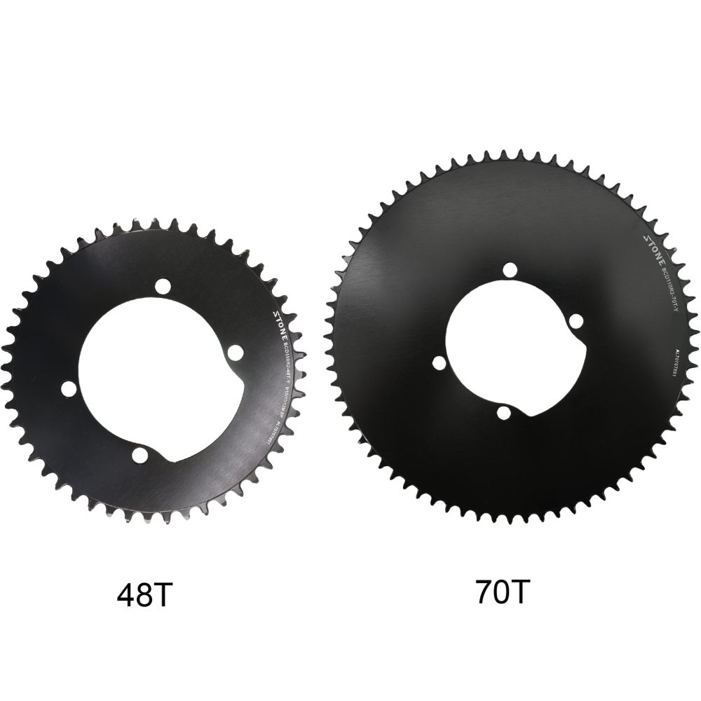 Stone Round Aero Chainring 110BCD for Shimano 105 R7100 UT R8100 DA R9200 42T 48 50 58T 62T 64t 66T 68t 70T Oversized Road Bike 12 Speed