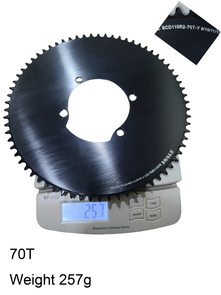 Stone Round Aero Chainring 110BCD for Shimano 105 R7100 UT R8100 DA R9200 42T 48 50 58T 62T 64t 66T 68t 70T Oversized Road Bike 12 Speed