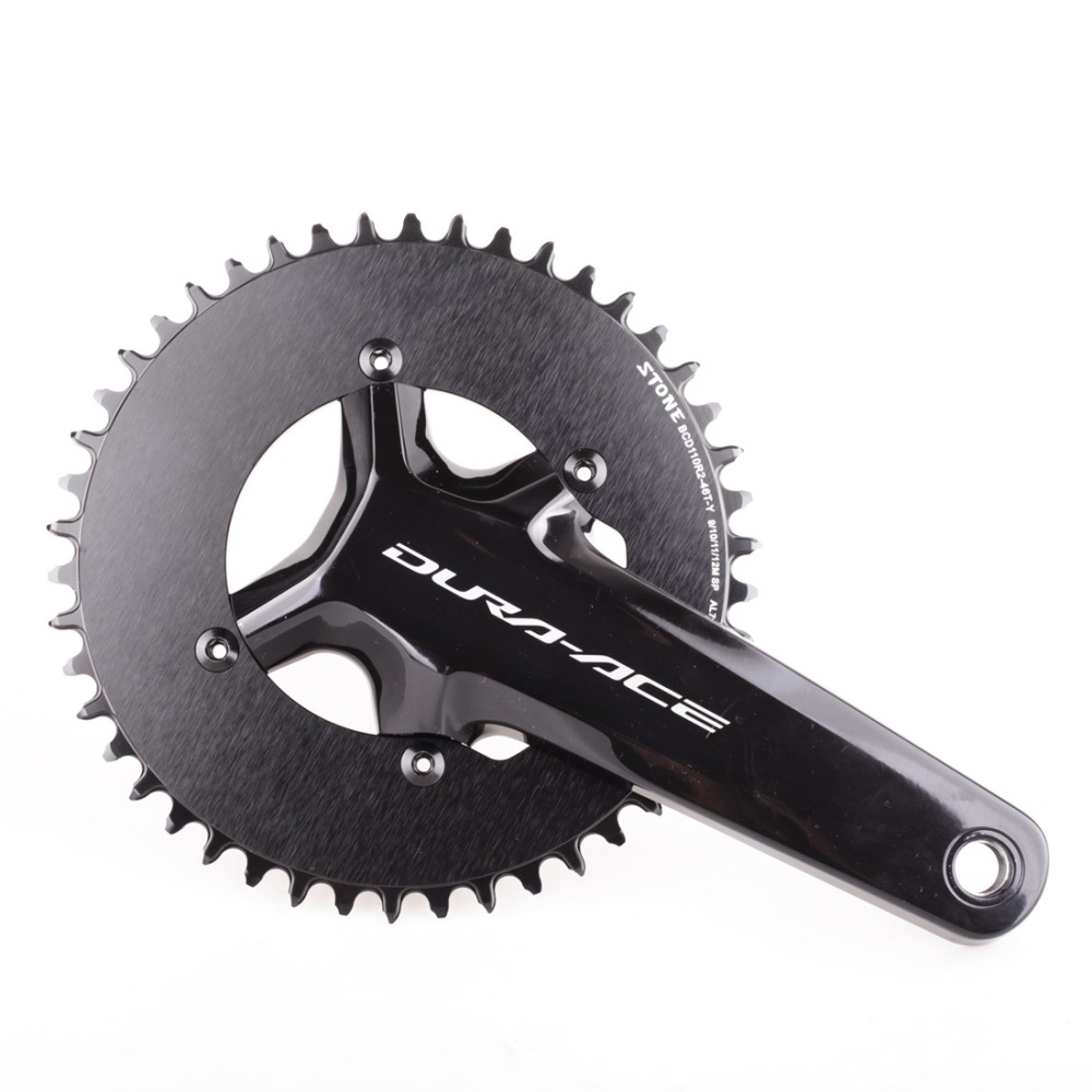 Stone Round Aero Chainring 110BCD for Shimano 105 R7100 UT R8100 DA R9200 42T 48 50 58T 62T 64t 66T 68t 70T Oversized Road Bike 12 Speed