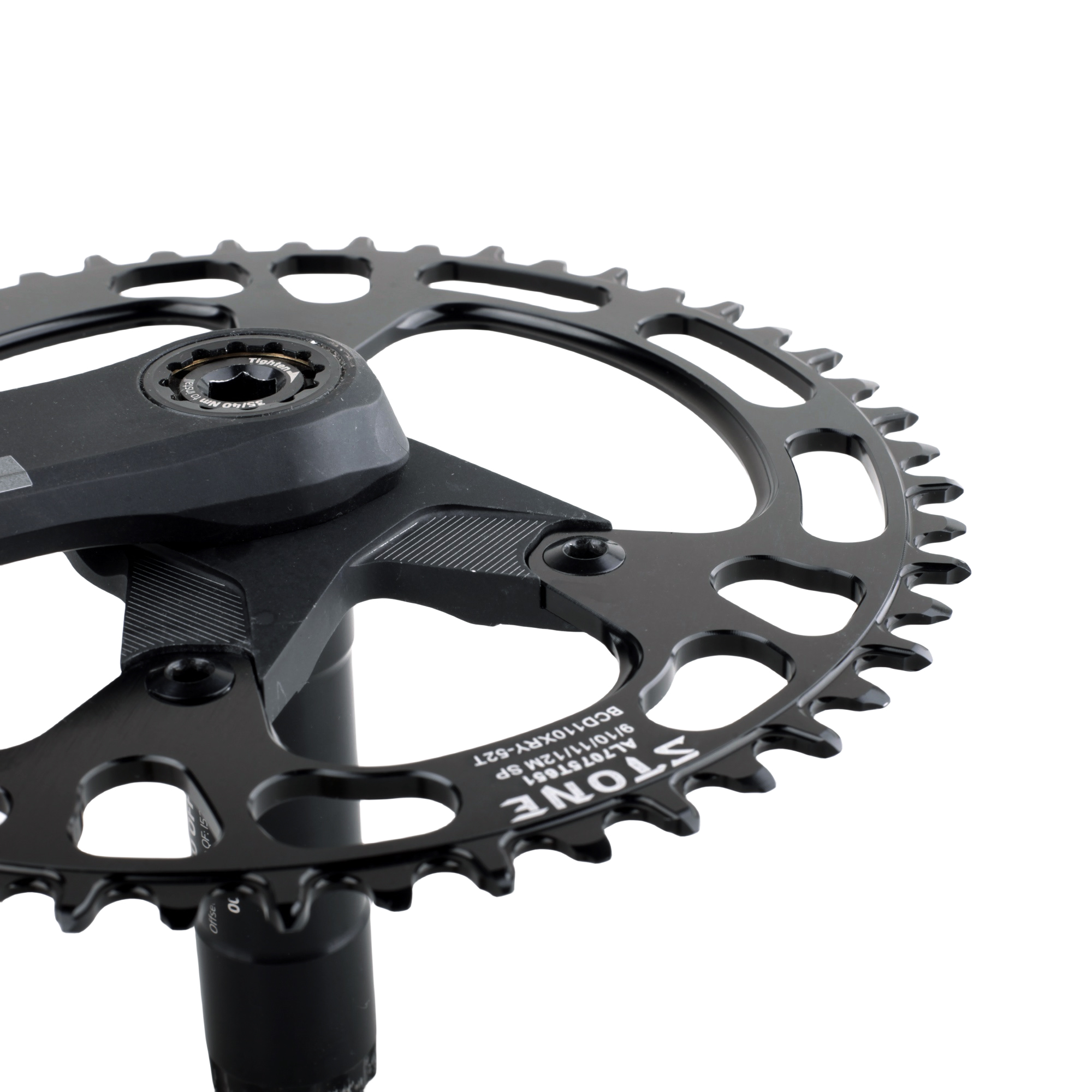 Stone 110BCD Round Chainring for Rotor Aldhu Road Bike for