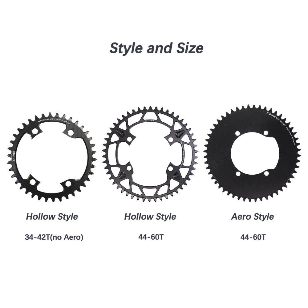Stone Round Chainring 110BCD for Shimano 105 R7100 UT R8100 DA R9200 110 Bcd 34 40 42T 46T 48 50T 54 56 58T Road Bike 12 Speed
