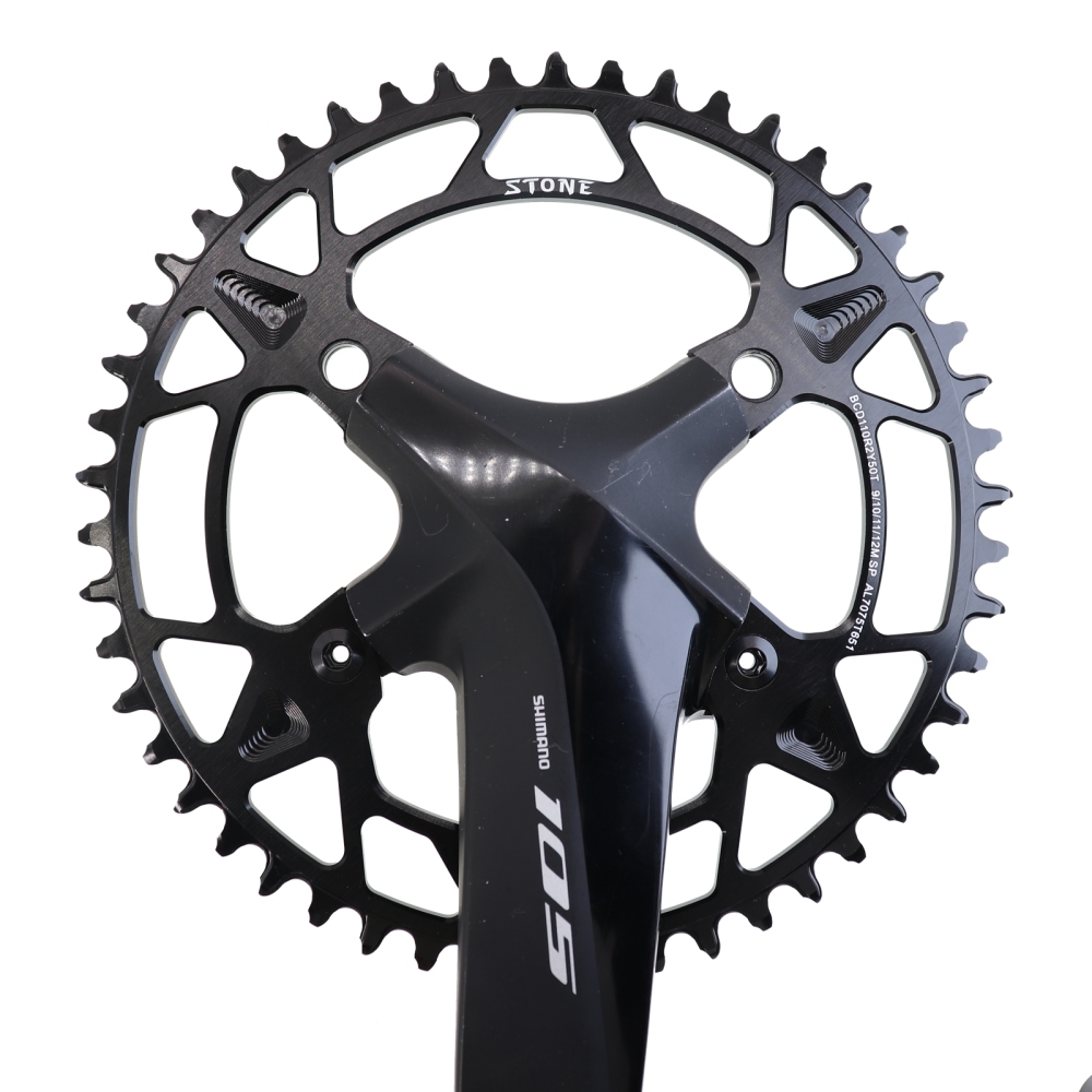 Stone Round Chainring 110BCD for Shimano 105 R7100 UT R8100 DA R9200 110 Bcd 34 40 42T 46T 48 50T 54 56 58T Road Bike 12 Speed