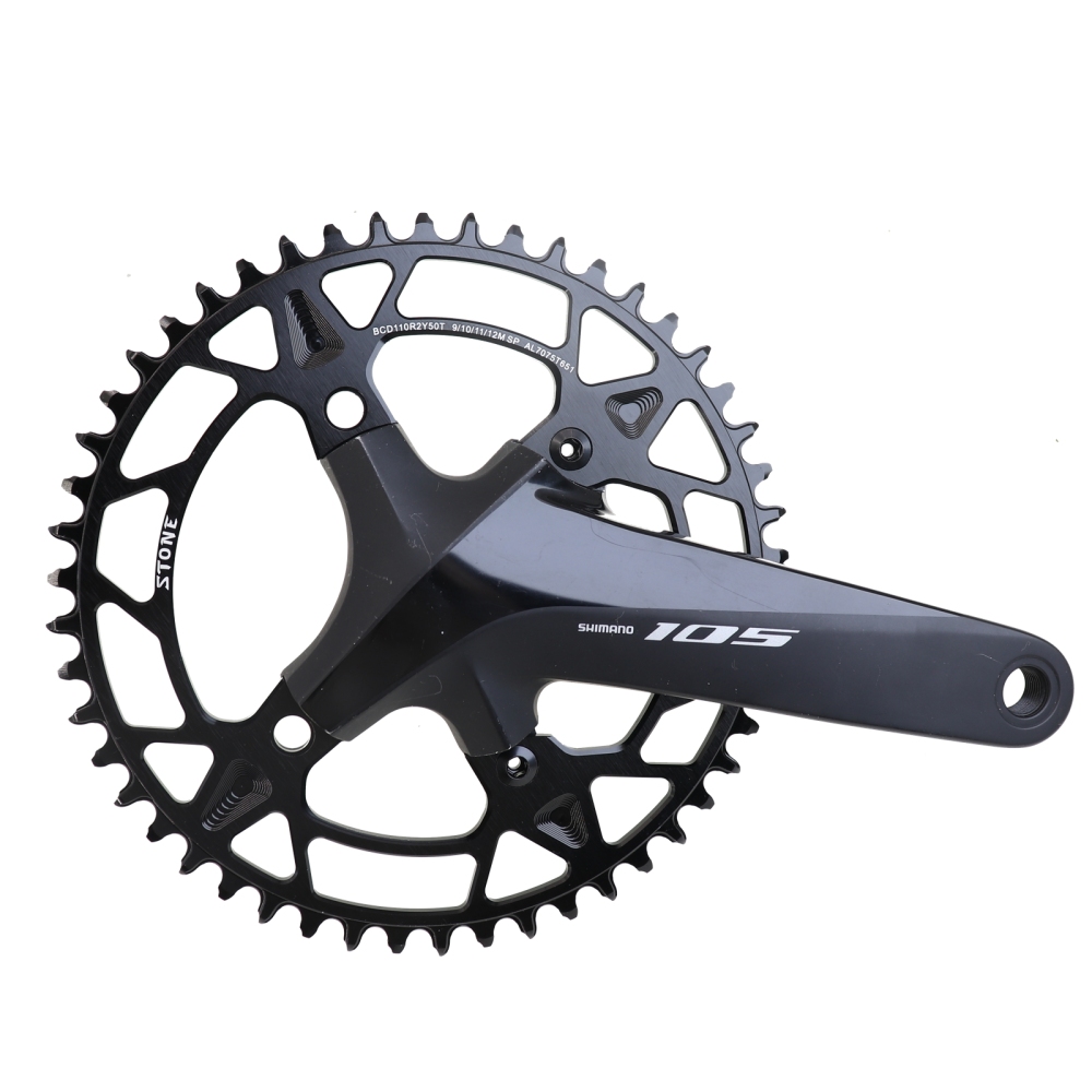 Stone Round Chainring 110BCD for Shimano 105 R7100 UT R8100 DA R9200 110 Bcd 34 40 42T 46T 48 50T 54 56 58T Road Bike 12 Speed