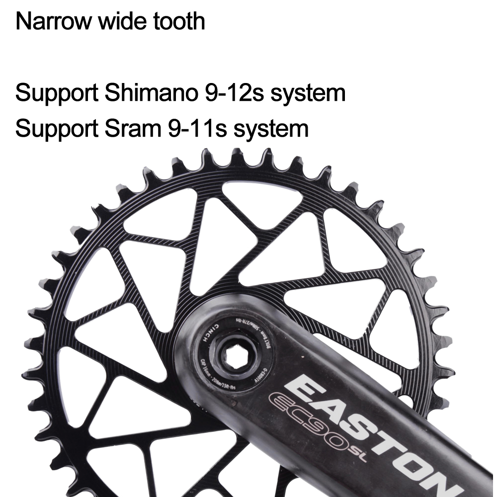 Stone Round Oval Chainring Direct Mount For EC90 EC90SL CINCH Crankset Road Bike Gravel 9 10 11 12s speed 40t 42t 48t 50t 54t