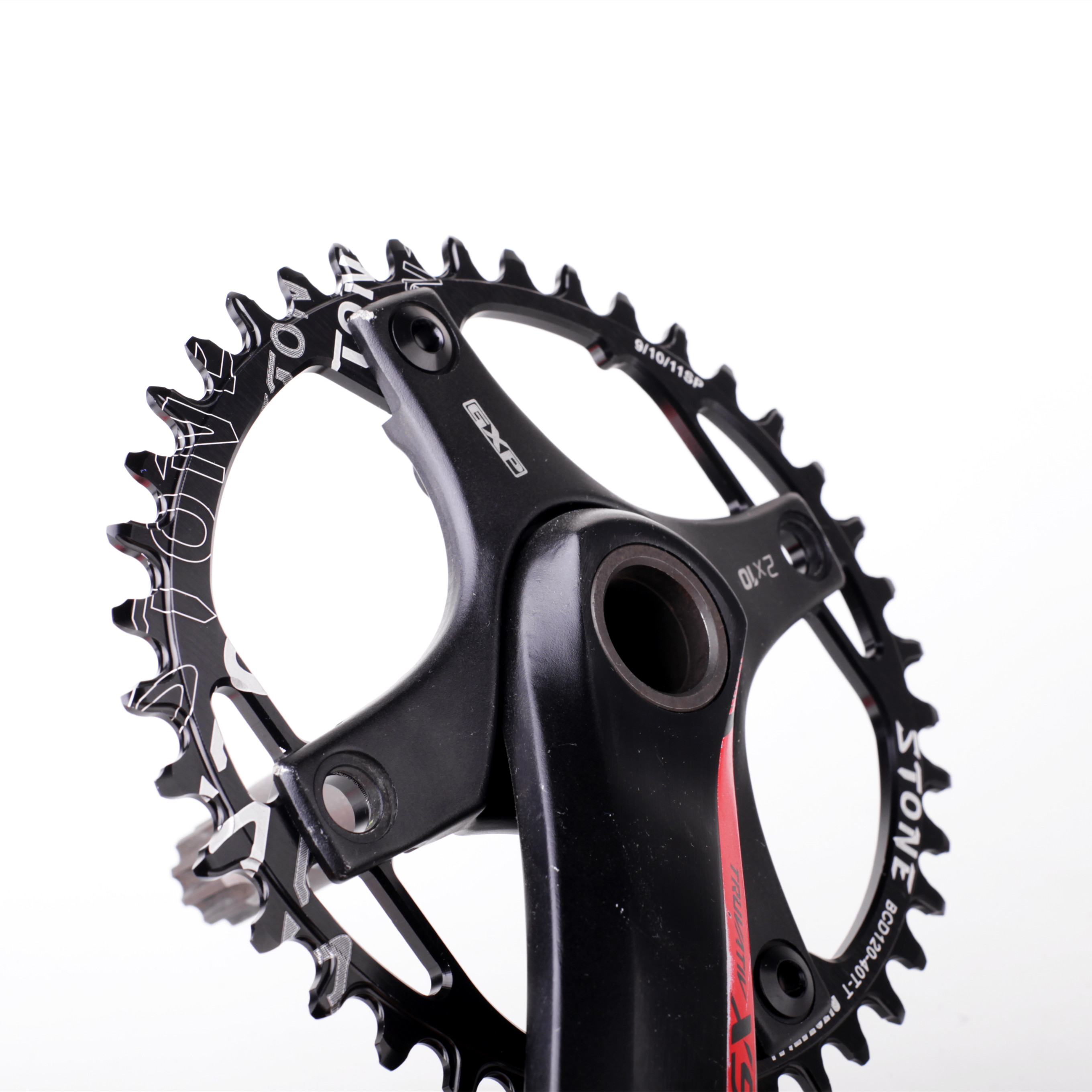 Stone 120BCD Oval Chainring for SRAM XX X9 120BCD 36–50T