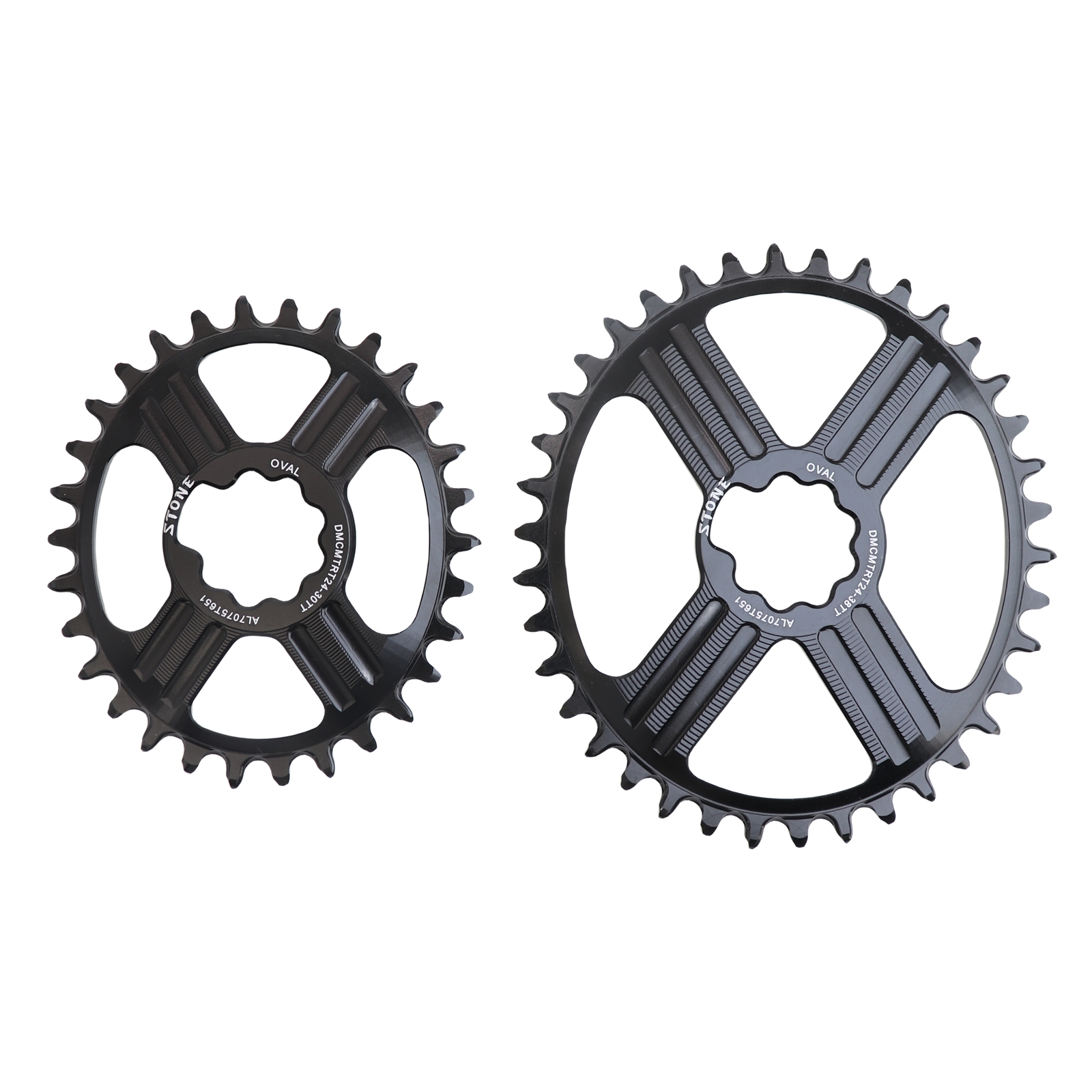 Stone Oval Direct Mount Chainring for Rotor 3D+ 3DF 30–38T