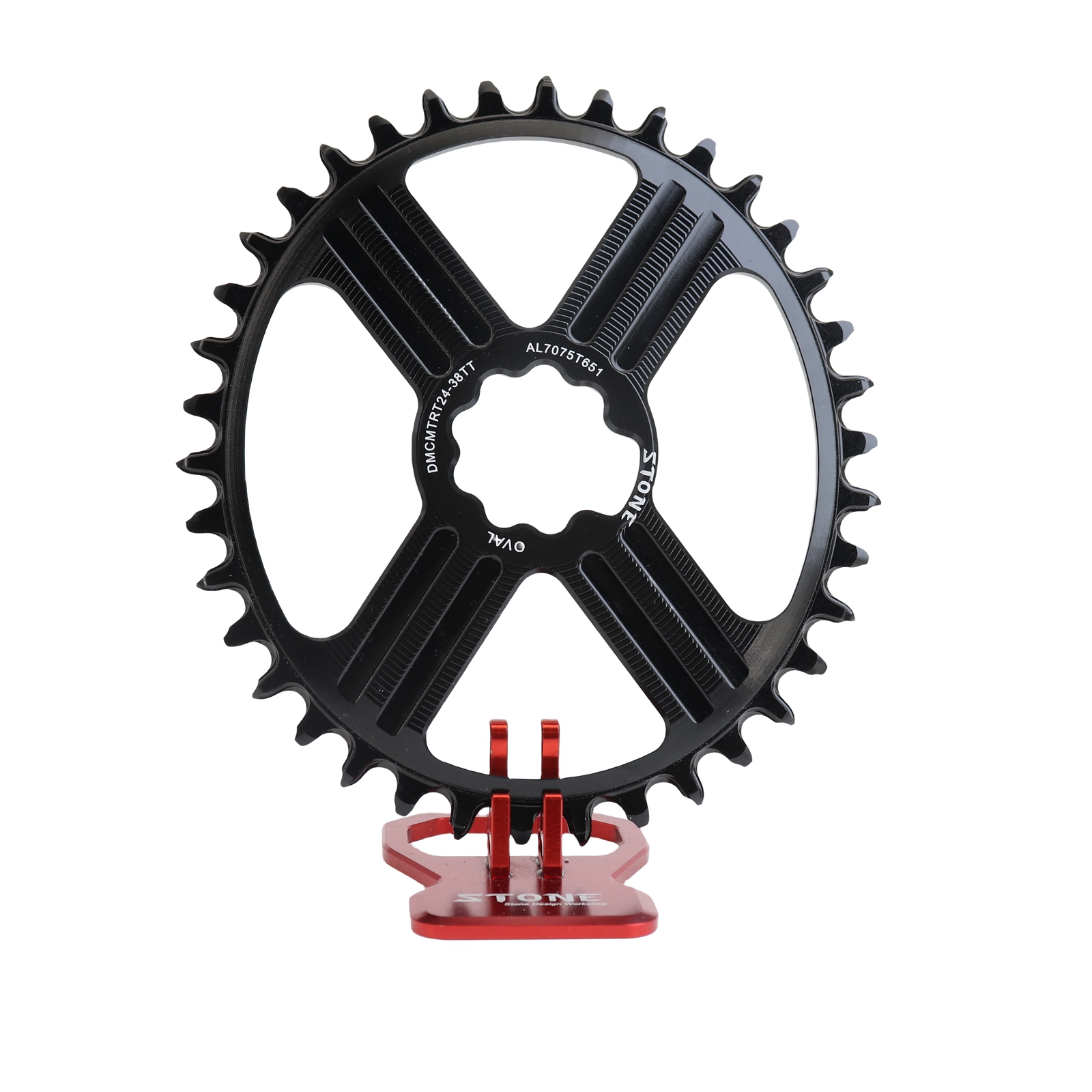Stone Oval Direct Mount Chainring for Rotor 3D+ 3DF 30–38T