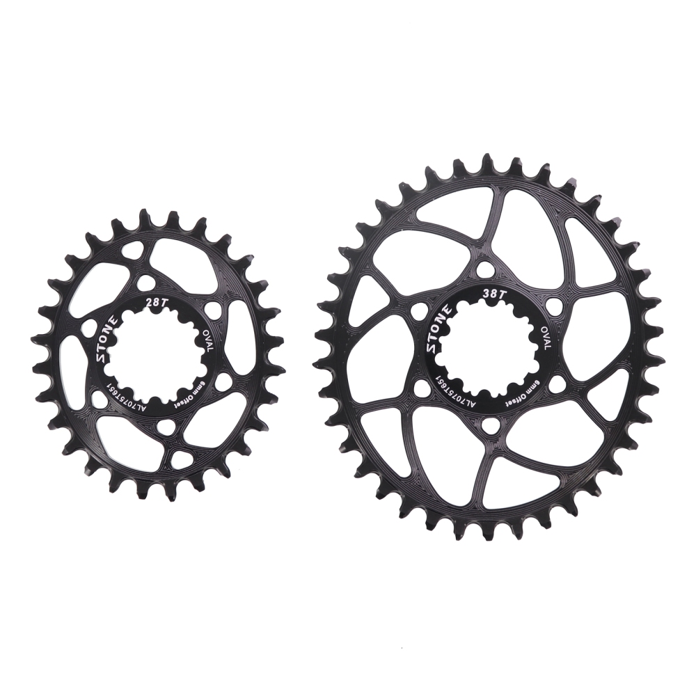 Stone Bike Chainring 6mm Offset Direct Mount for Sram Gxp Eagle X9 X0 XX1 X01 Round Oval 28T to 38T Bicycle Chainwheel