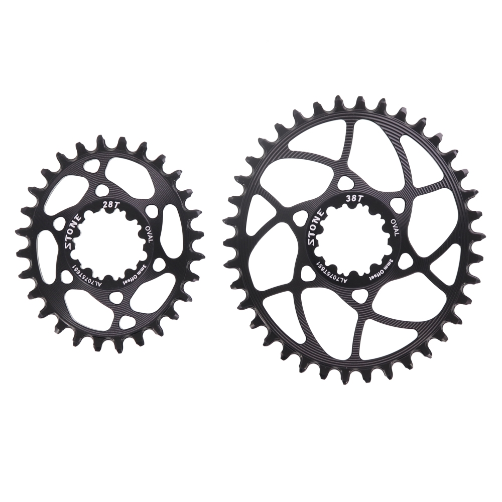 Stone Chainring 3mm Offset 3 pins Oval for Sram Direct Mount X9 X0 XX1 X01 28 30T 32 34T 36T 38 Bike Chainwheel for Boost 148 DUB BB30 Bike Chainwheel