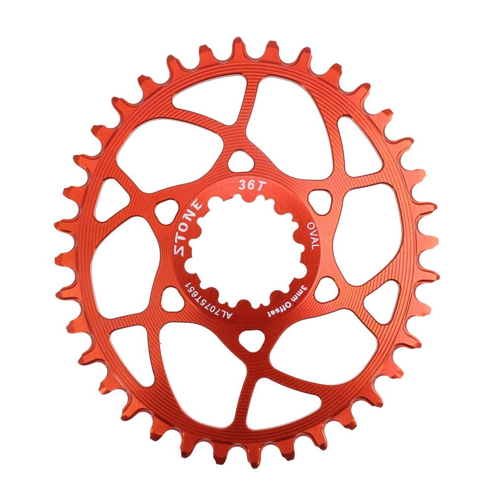 Stone Chainring 3mm Offset 3 pins Oval for Sram Direct Mount X9 X0 XX1 X01 28 30T 32 34T 36T 38 Bike Chainwheel for Boost 148 DUB BB30 Bike Chainwheel