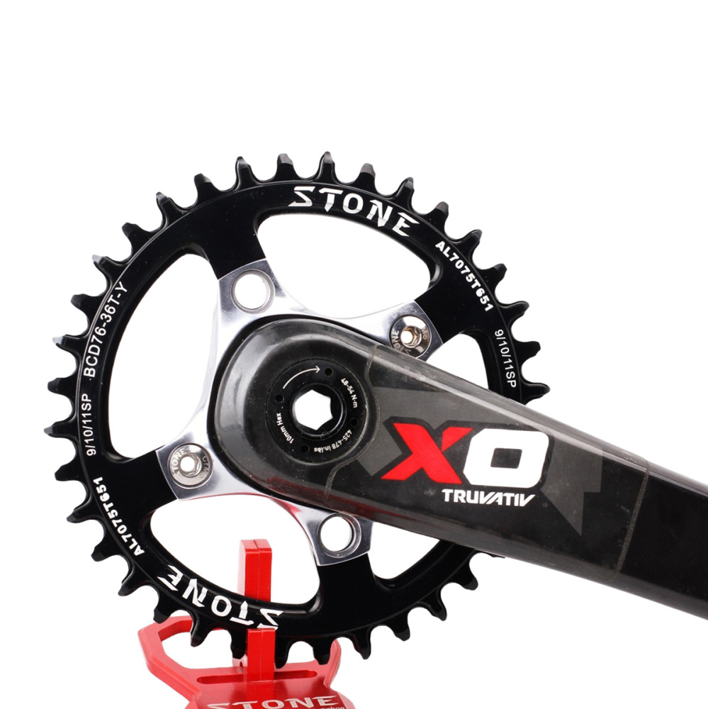 Stone Chainring 76 BCD For Sram XX1 Stout SiSl2 Round 30T 32T 34 36 38T 40T tooth MTB Bike Cycling Bicycle ChainWheel toothplate 76bcd