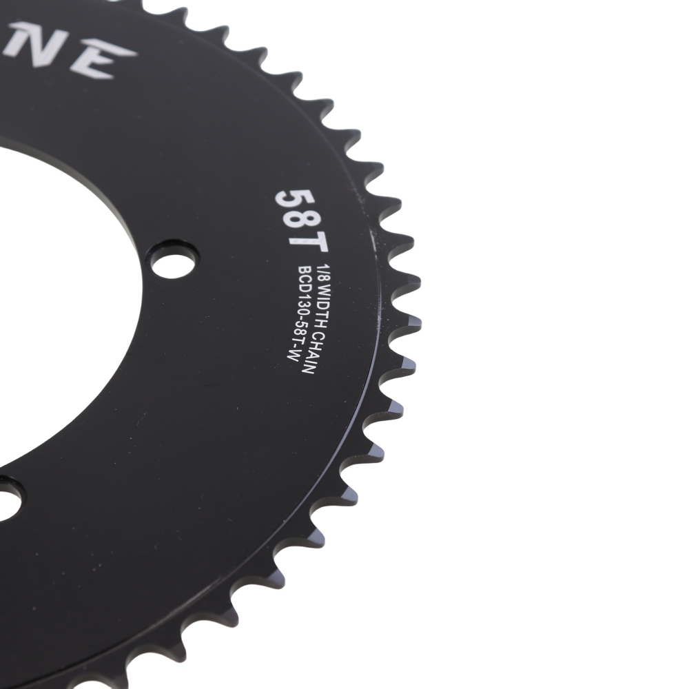Stone 130 BCD Chainring Fixed Gear Track Bike Fixie Round 42T 46T 48T 50T 52t 54 58t 60t Tooth Chainwheel 130bcd 1/2*1/8 Chain