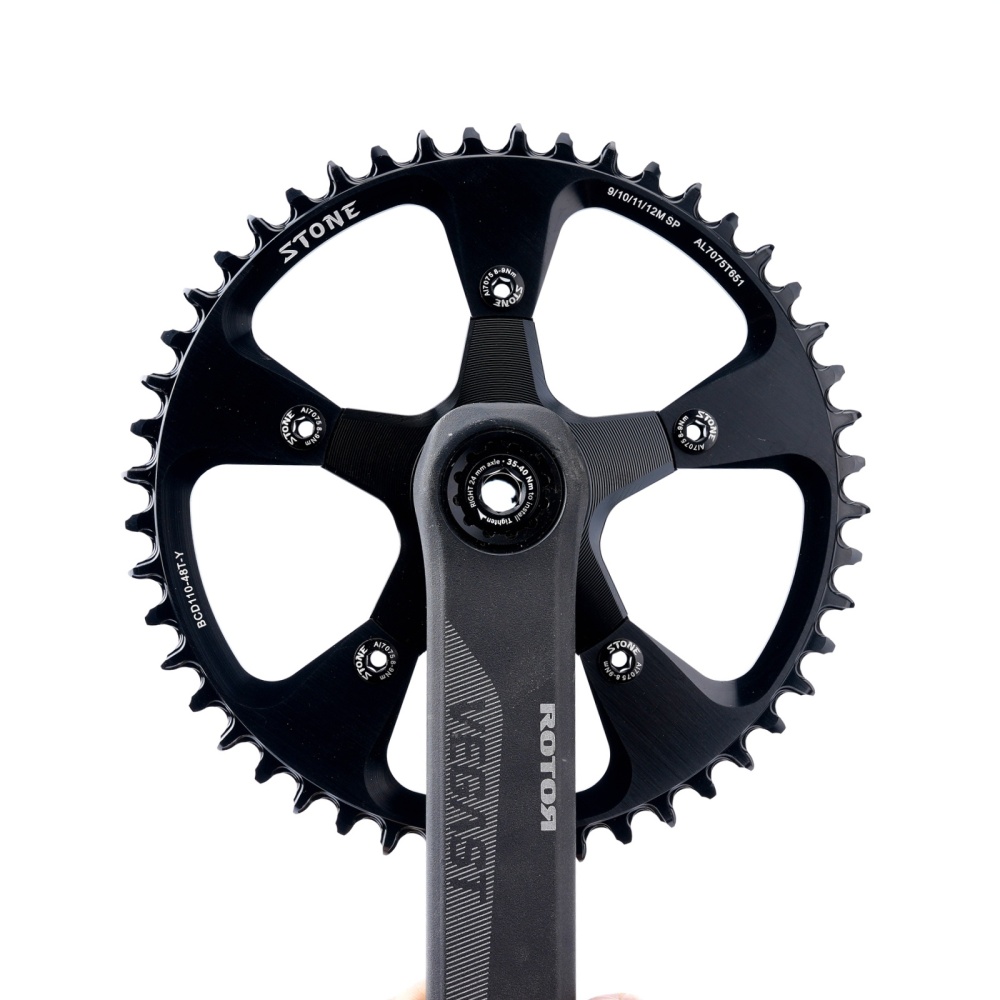 Stone Bike Chainring for Rotor To 110BCD Adapter Spider Converter for Kapic Aldhu Vegast Hawk Raptor Inpower 4/5 Arm Bolt Crank