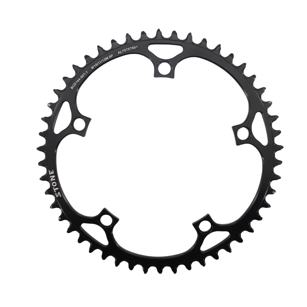 Stone 144BCD Chainring Track Bike fixie Fixed Gear Narrow Wide 44 46 48 50 52 54 55 56 58T 60T ChainWheel Round