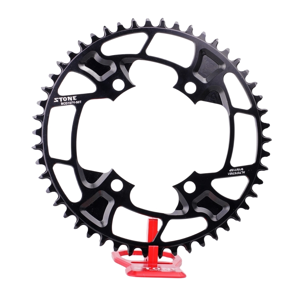 Stone Round Chainring 107BCD for Sram Force AXS 12S Crankset 107 Bcd MTB Road Bike Chainwheel 34 36 40 42 54 56 58 60T