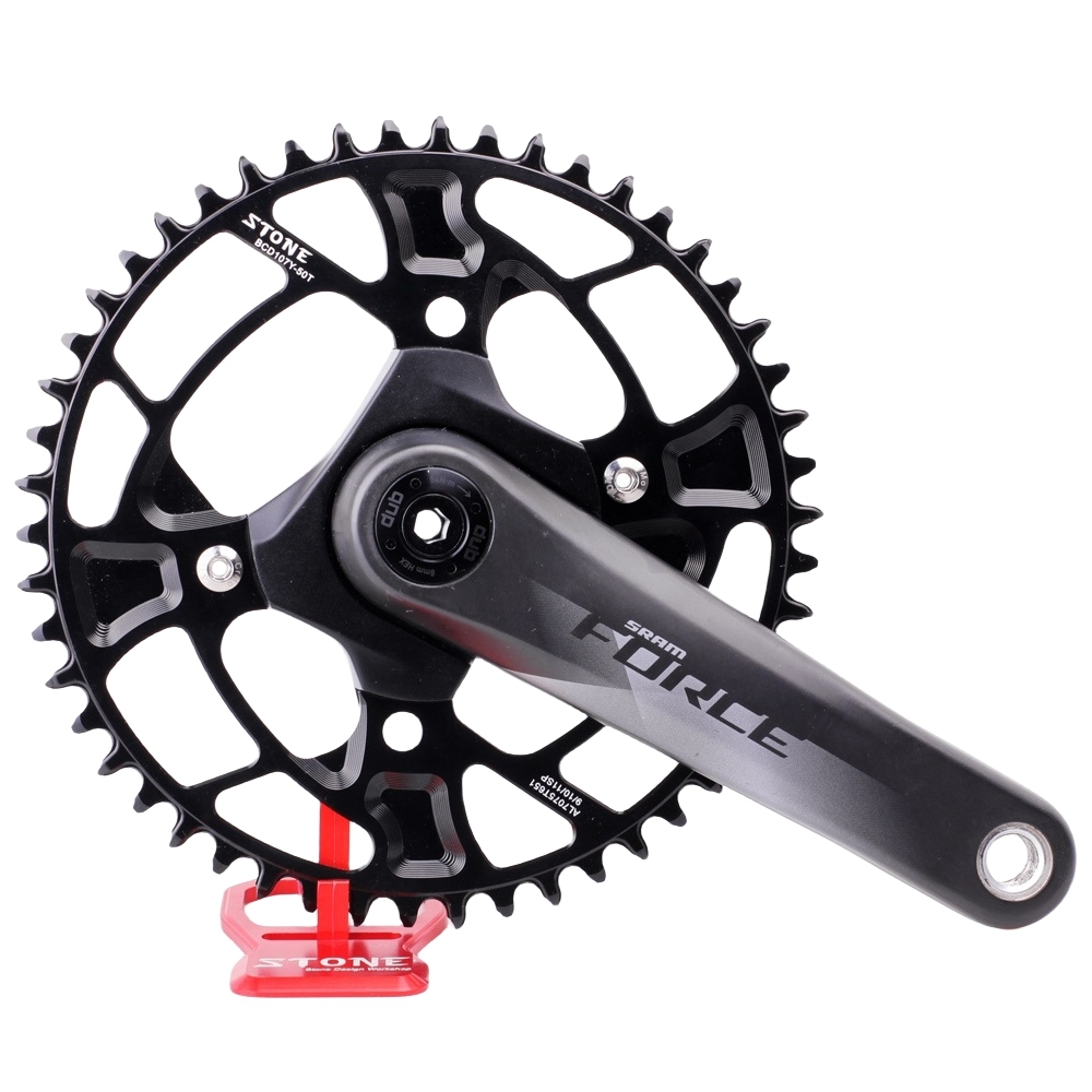 Stone Round Chainring 107BCD for Sram Force AXS 12S Crankset 107 Bcd MTB Road Bike Chainwheel 34 36 40 42 54 56 58 60T