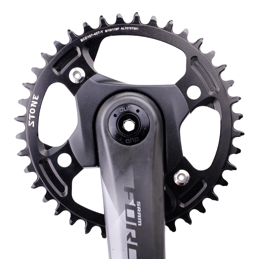 Stone Round Chainring 107BCD for Sram Force AXS 12S Crankset 107 Bcd MTB Road Bike Chainwheel 34 36 40 42 54 56 58 60T