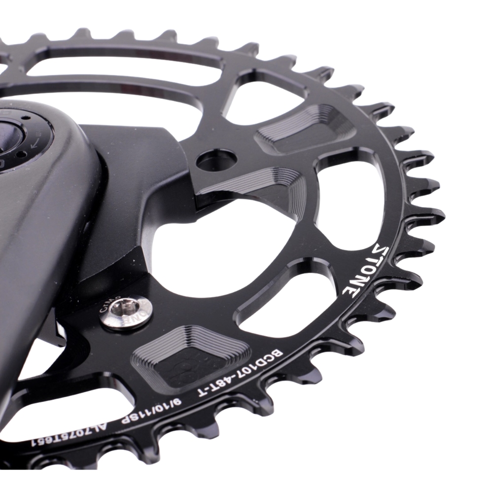 Stone Oval Bike Chainring 107BCD for Sram Force AXS 12S Crankset 107 Bcd MTB Road Bike Narrow and Wide Chainwheel 36T To 60T