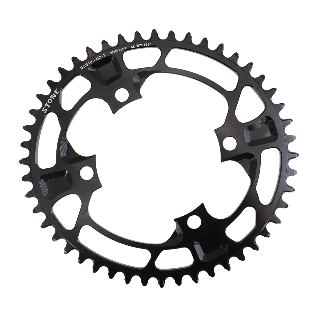 Stone Oval Bike Chainring 107BCD for Sram Force AXS 12S Crankset 107 Bcd MTB Road Bike Narrow and Wide Chainwheel 36T To 60T