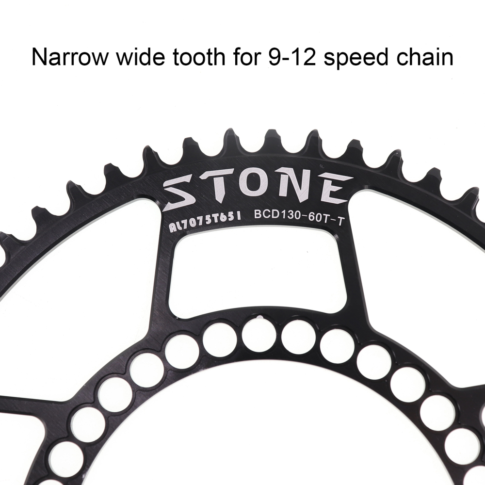 Stone Chainring 130BCD for Brompton for Sram Red Shimano 5700 6700 Oval 40 42 44 46 48 50 52 54 56 58T 60T Road Folding Bike Chainwheel