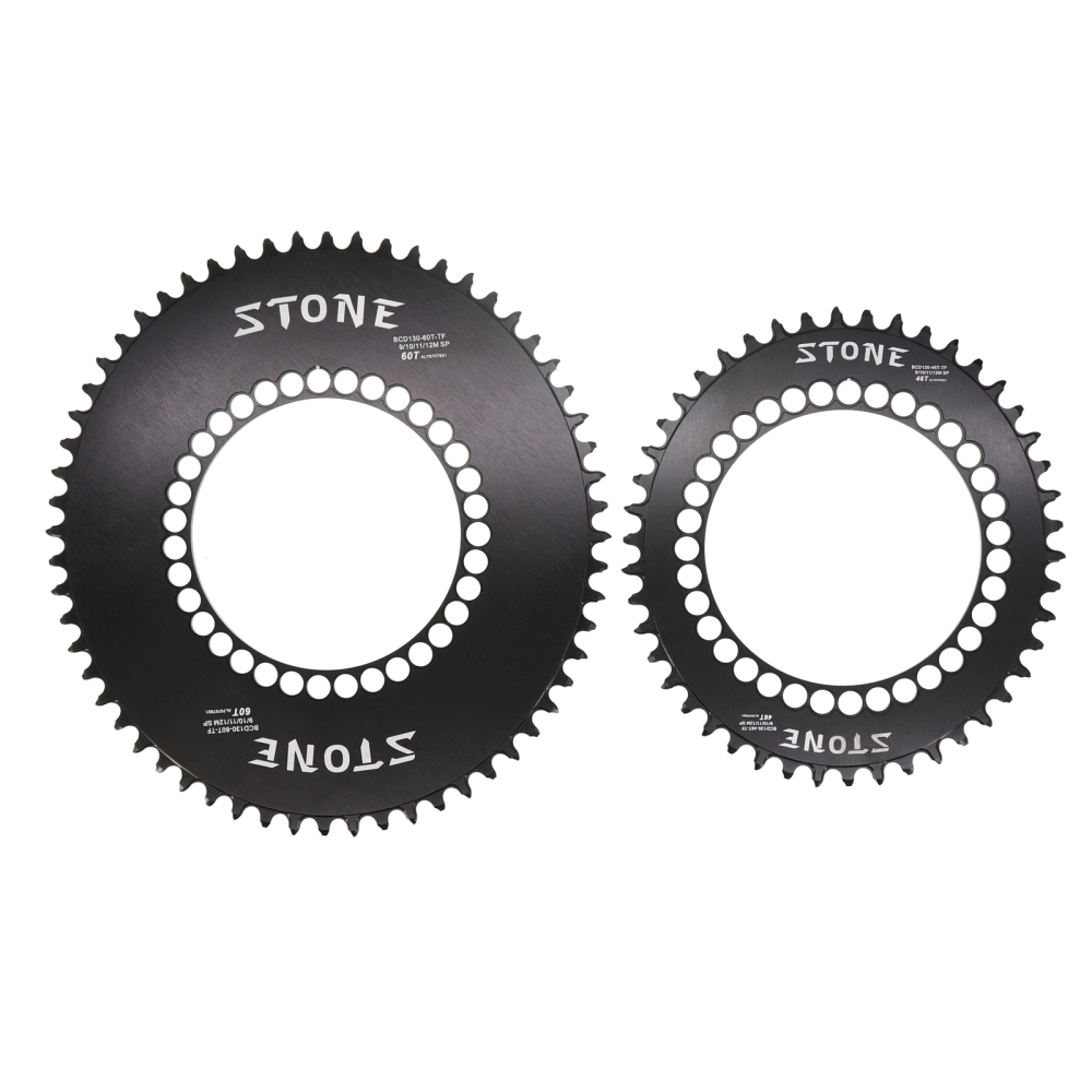 Stone Chainring 130BCD for Brompton for Sram Red Shimano 5700 6700 Oval 40 42 44 46 48 50 52 54 56 58T 60T Road Folding Bike Chainwheel