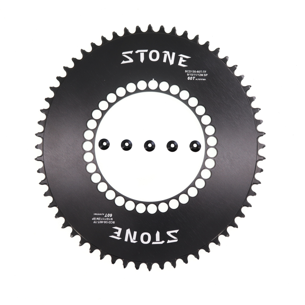 Stone Chainring 130BCD for Brompton for Sram Red Shimano 5700 6700 Oval 40 42 44 46 48 50 52 54 56 58T 60T Road Folding Bike Chainwheel