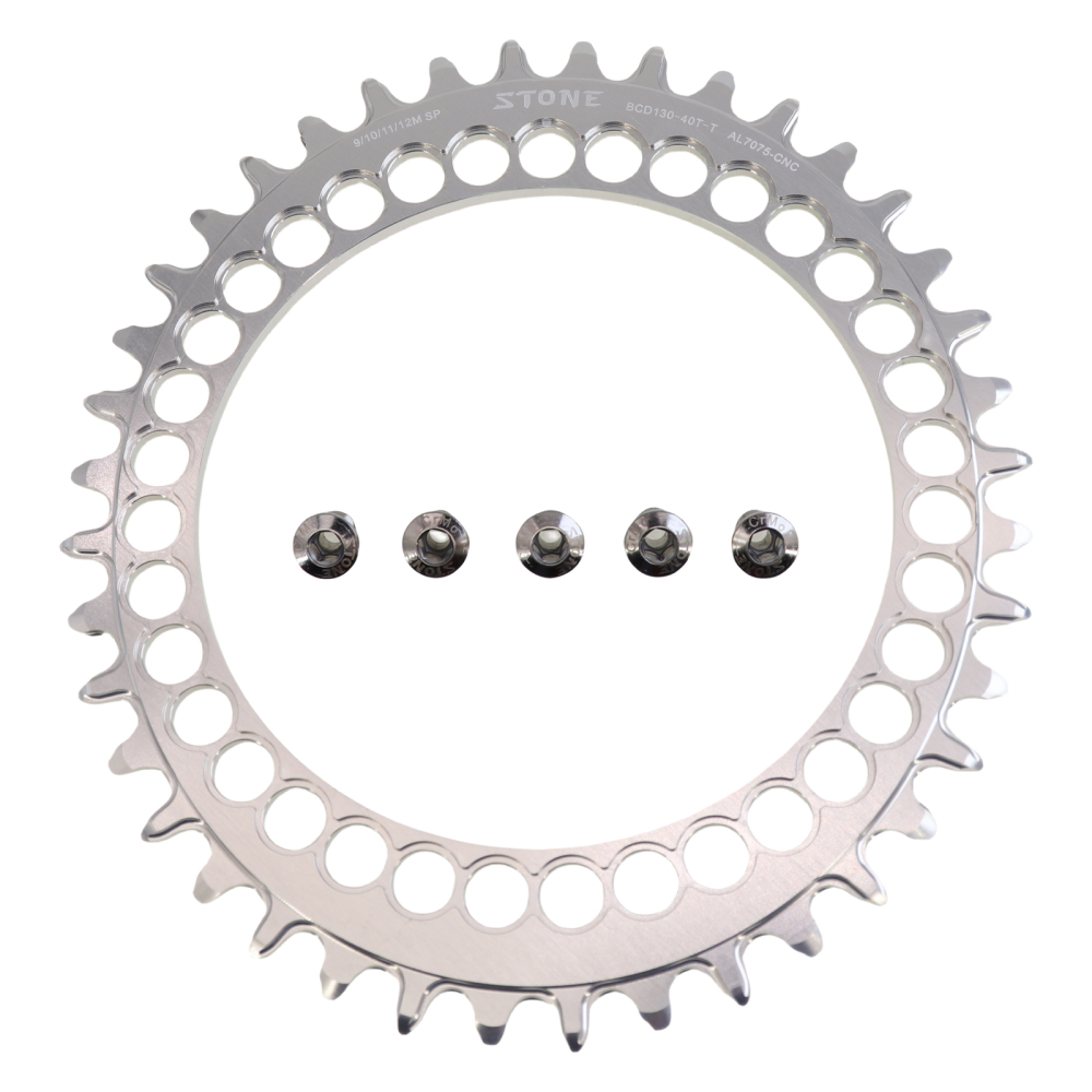 Stone Chainring 130BCD for Brompton for Sram Red Shimano 5700 6700 Oval 40 42 44 46 48 50 52 54 56 58T 60T Road Folding Bike Chainwheel