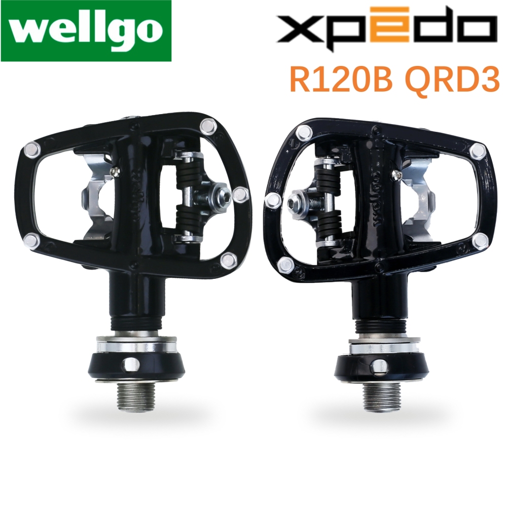 Wellgo Xpedo Pedal Quick Release Device R120B QRD3 QRD2 Mountain Bike Road Folding Bicycle MTB Clipless Self-locking Cleat Pedal