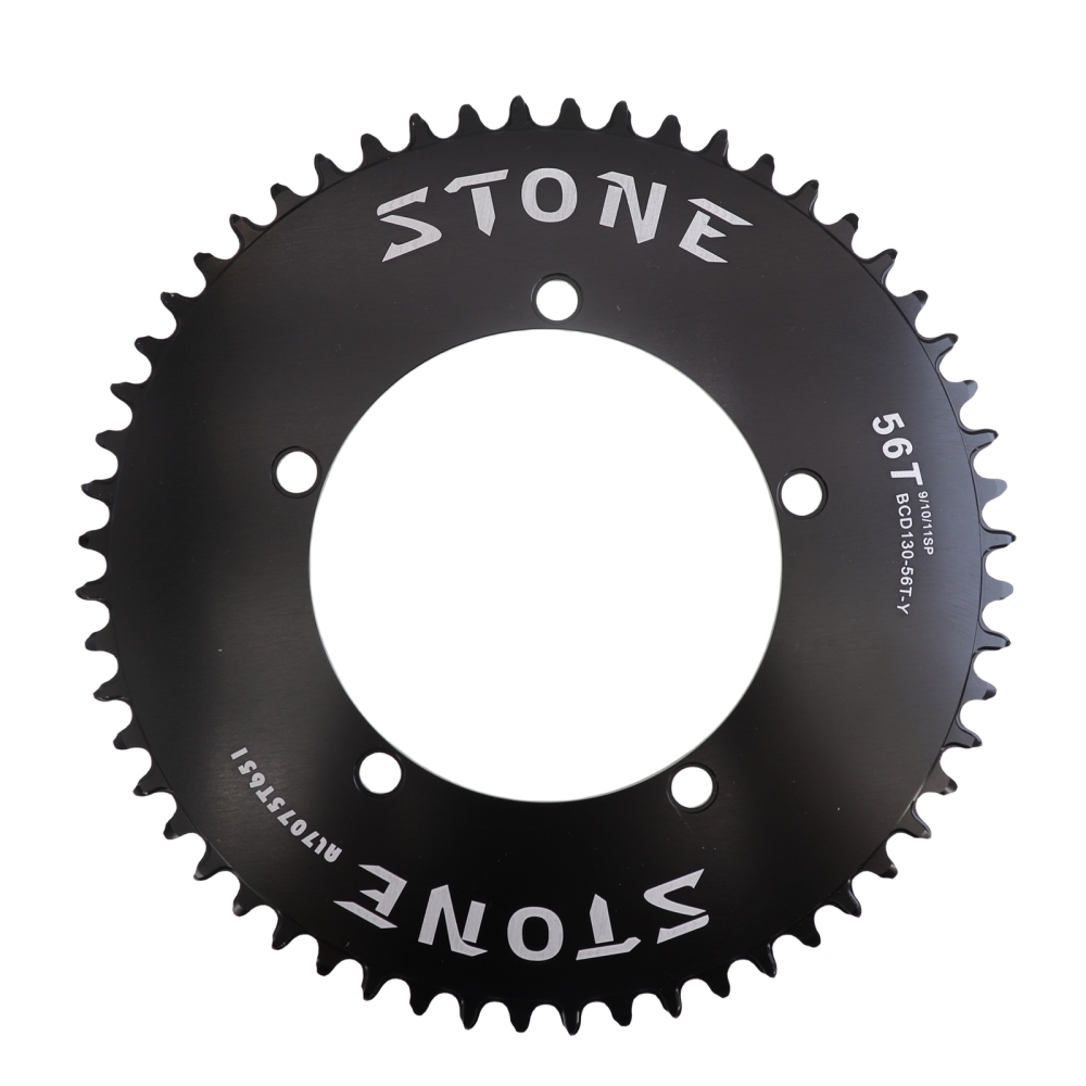 Stone Round Bike Chainring 130 BCD for Brompton 3sixty Shimano 5700 6700 38 40 48 52 54 56T 58T 60T 62t 64t 66t 68t 70t Road Bike Folding 130bcd