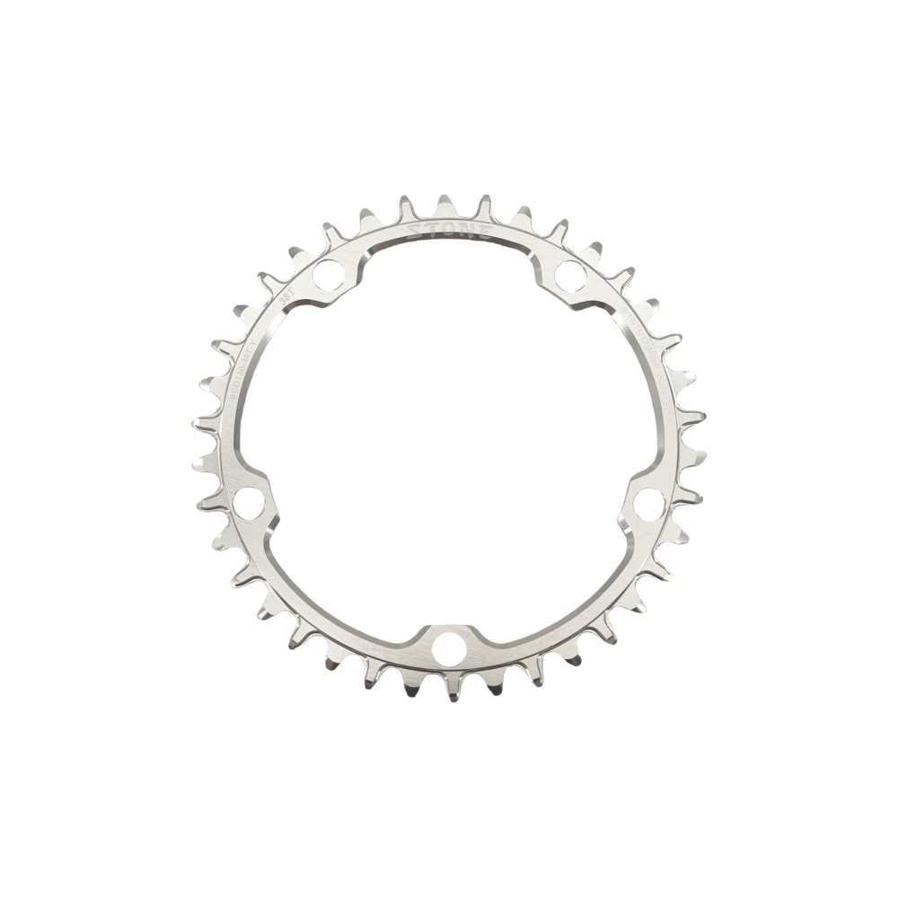 Stone Round Bike Chainring 130 BCD for Brompton 3sixty Shimano 5700 6700 38 40 48 52 54 56T 58T 60T 62t 64t 66t 68t 70t Road Bike Folding 130bcd