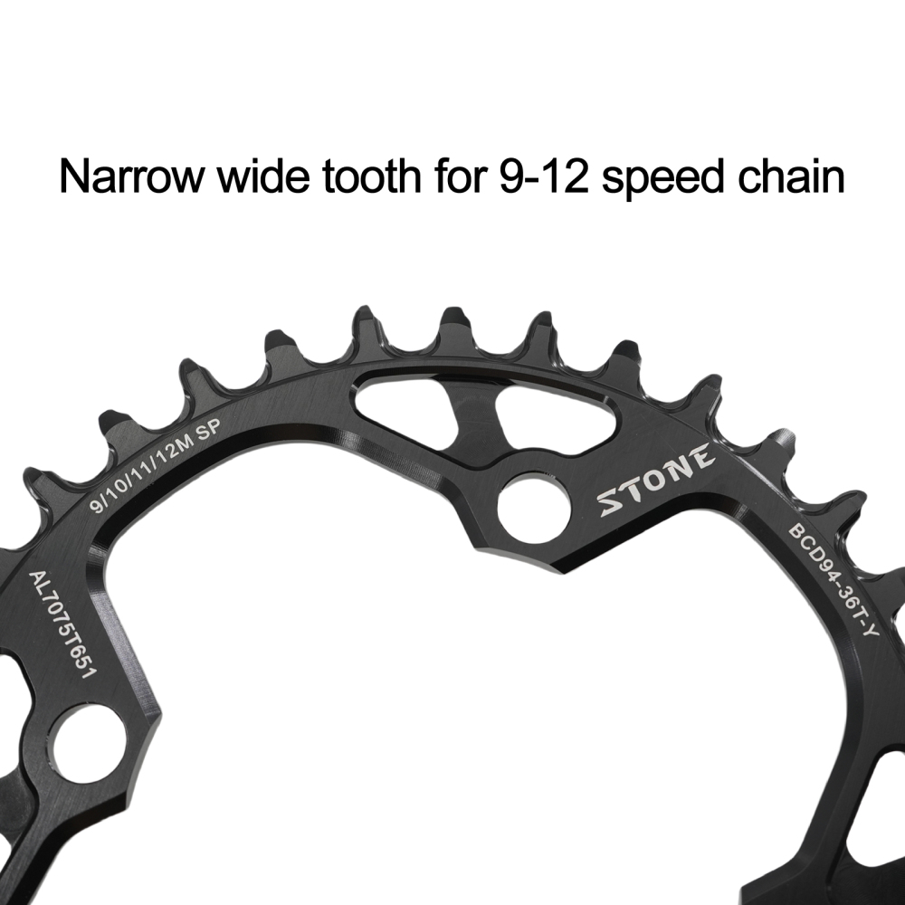 Stone 94BCD Round Chainring 32T 34T 36T 38T 40T 42T Cycling MTB Bike Chainwheel Tooth Plate for Sram NX GX X1 K-Force 94 bcd