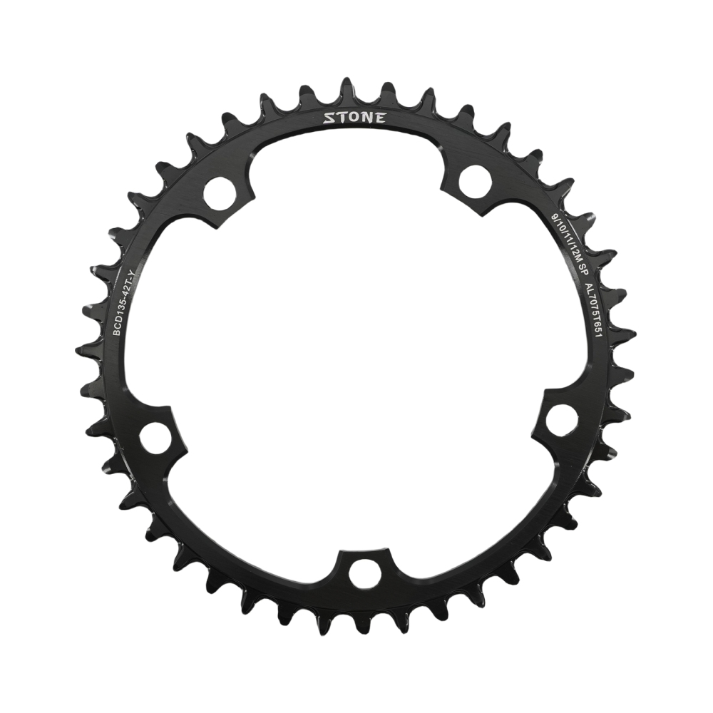 Stone 135BCD Chainring Round Narrow Wide 42 44 46 48 52 54 56T 58 60T tooth Road MTB Bike ChainWheel for campagnolo