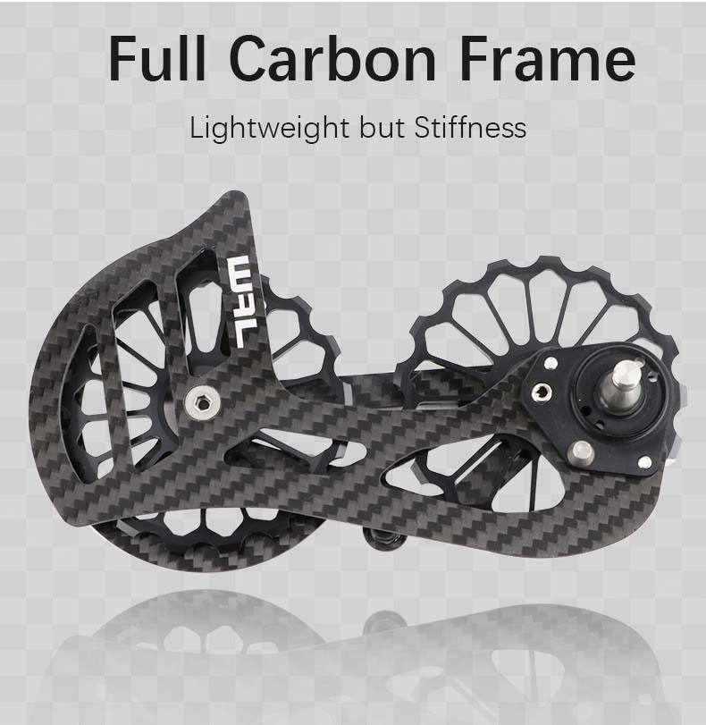 Road Bike Rear Derailleur Carbon Fiber Ceramic Bearing 17T Pulley Guide Wheel R5800 R6800 R7000 R8000 R9100 R9000 4700