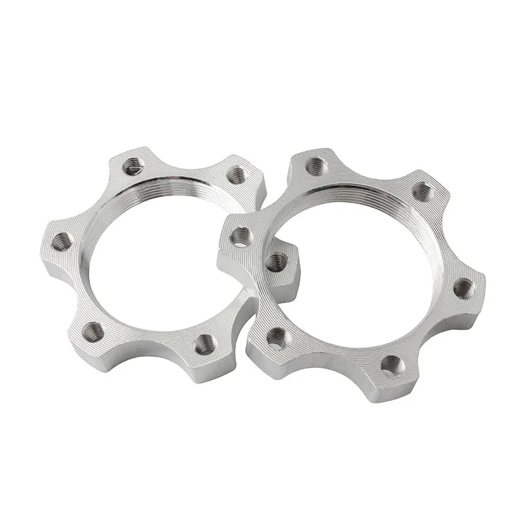 MUQZI 2Pcs 44mm 48mm Bike Hub Disk Disc Brake Rotor Adapter Freewheel Threaded Hubs 6 Bolt Flange MTB Road Bicycle