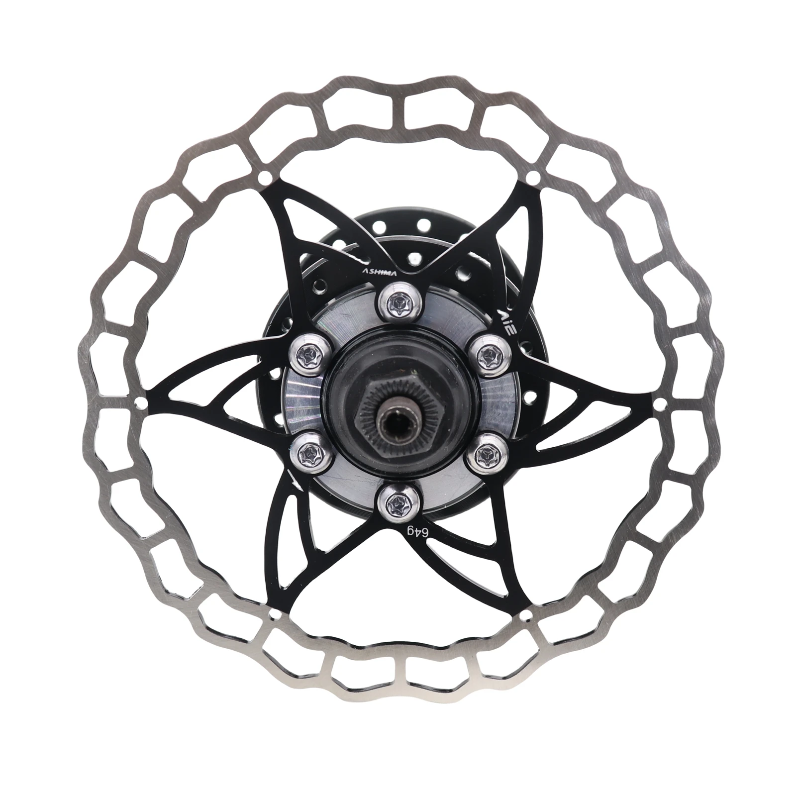 ASHIMA ARO 09 Brake Disc Rotor Only 64g MTB Bike Stainless Steel 140mm 160mm 180mm 203mm with 6 Bolts Black Red 1PC