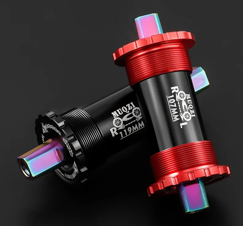 MUQZI Titanium Alloy Bottom Bracket BB68 103 107 110 113 119 122mm Ceramic Square Taper Bottom Bracket 68mm