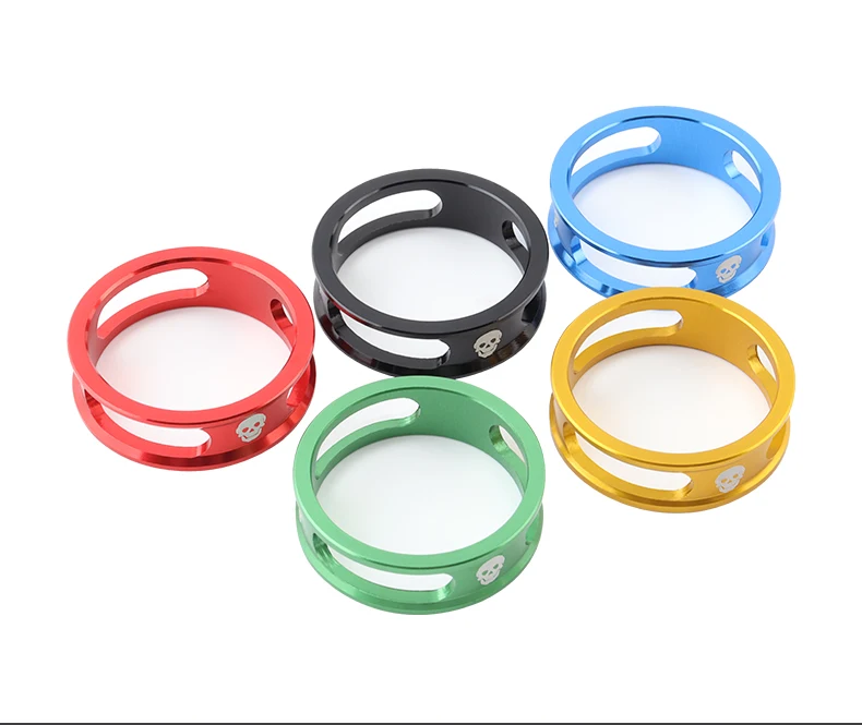 MUQZI Fork Washer 10mm CNC Bike Headset Spacer For 1-1/8 inch 28.6mm MTB BMX Road Bicycle Fork Washer