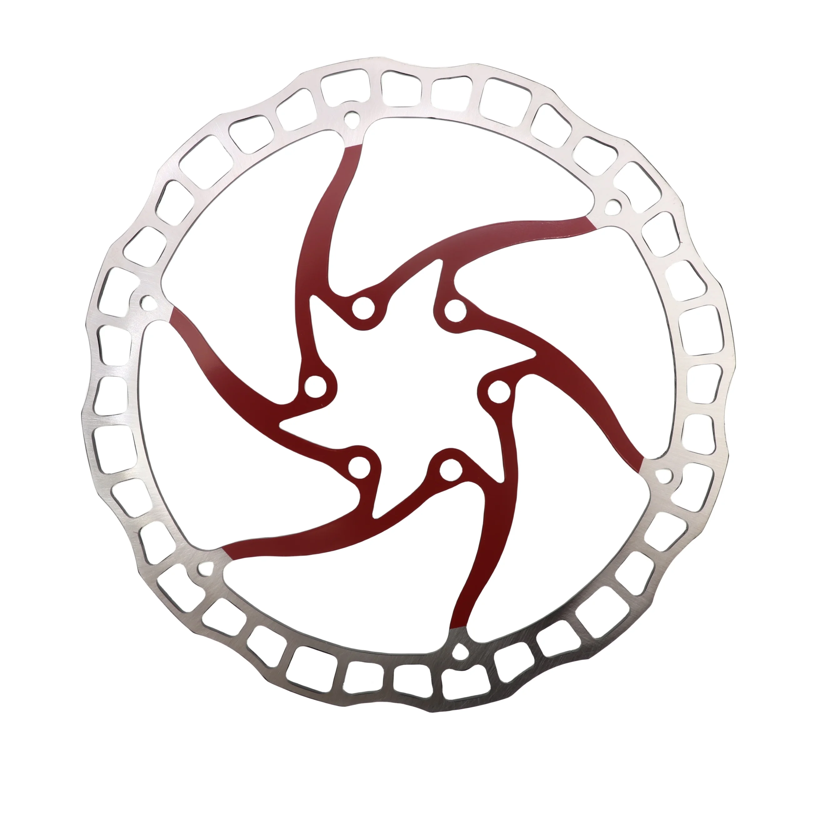 ASHIMA ARO 08 Stainless Steel Disc Brake Rotor 140/160/180/203mm for 6-Bolt MTB Hubs, Black Red Silver Options
